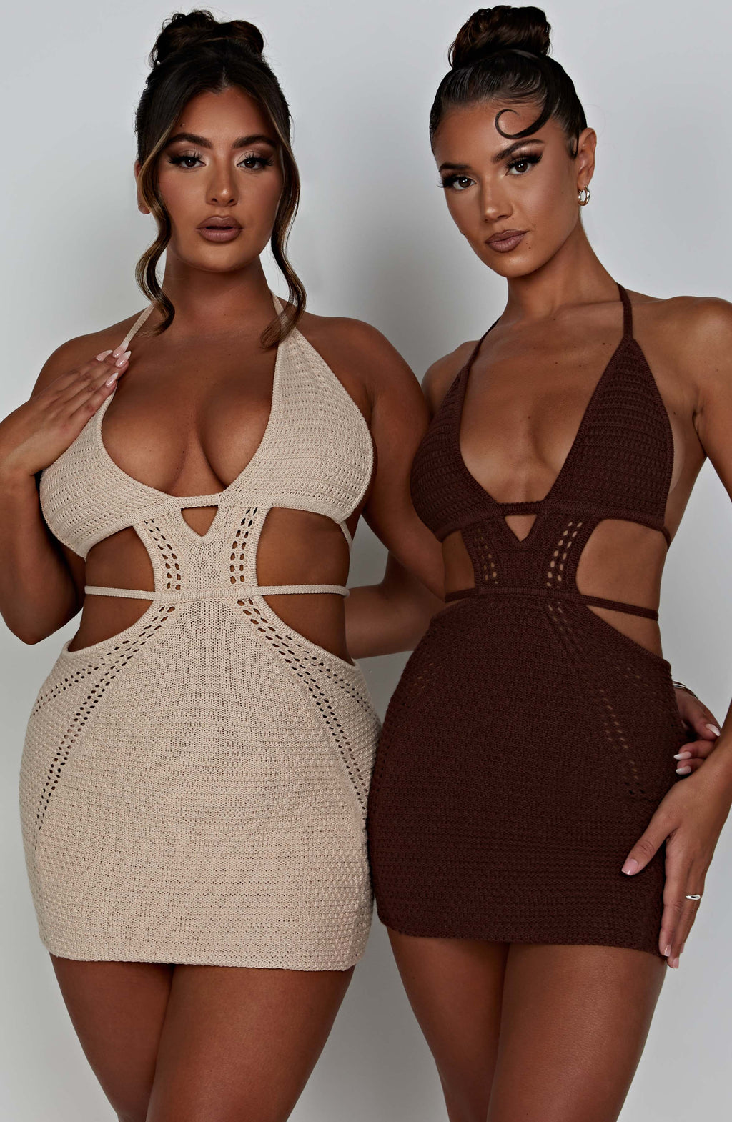 Selena Mini Dress - Cream - Napalia