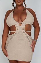 Selena Mini Dress - Cream - Napalia