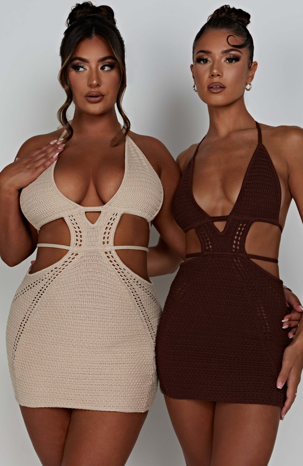 Selena Mini Dress - Cream - Napalia