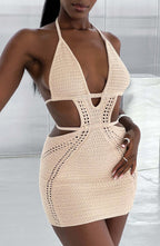 Selena Mini Dress - Cream - Napalia