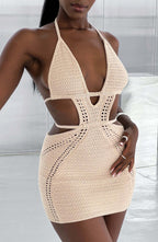 Selena Mini Dress - Cream - Napalia