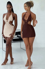 Selena Mini Dress - Cream - Napalia