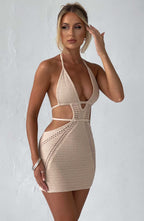 Selena Mini Dress - Cream - Napalia