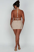 Selena Mini Dress - Cream - Napalia