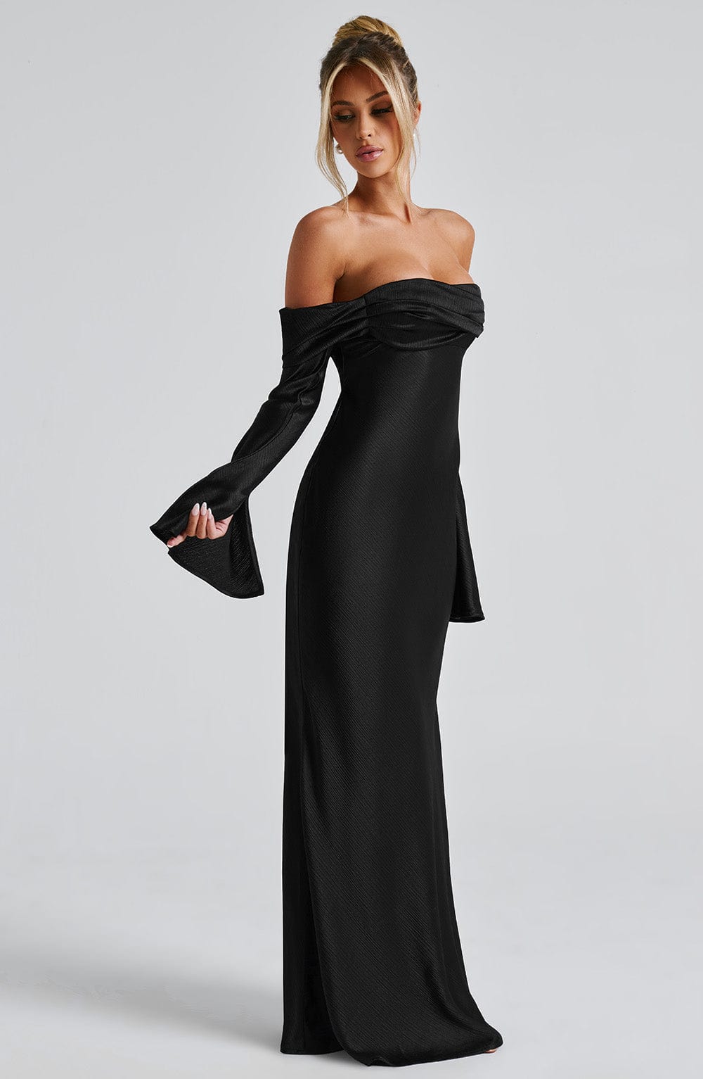 Selene Maxi Dress - Black - Napalia