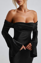 Selene Maxi Dress - Black - Napalia