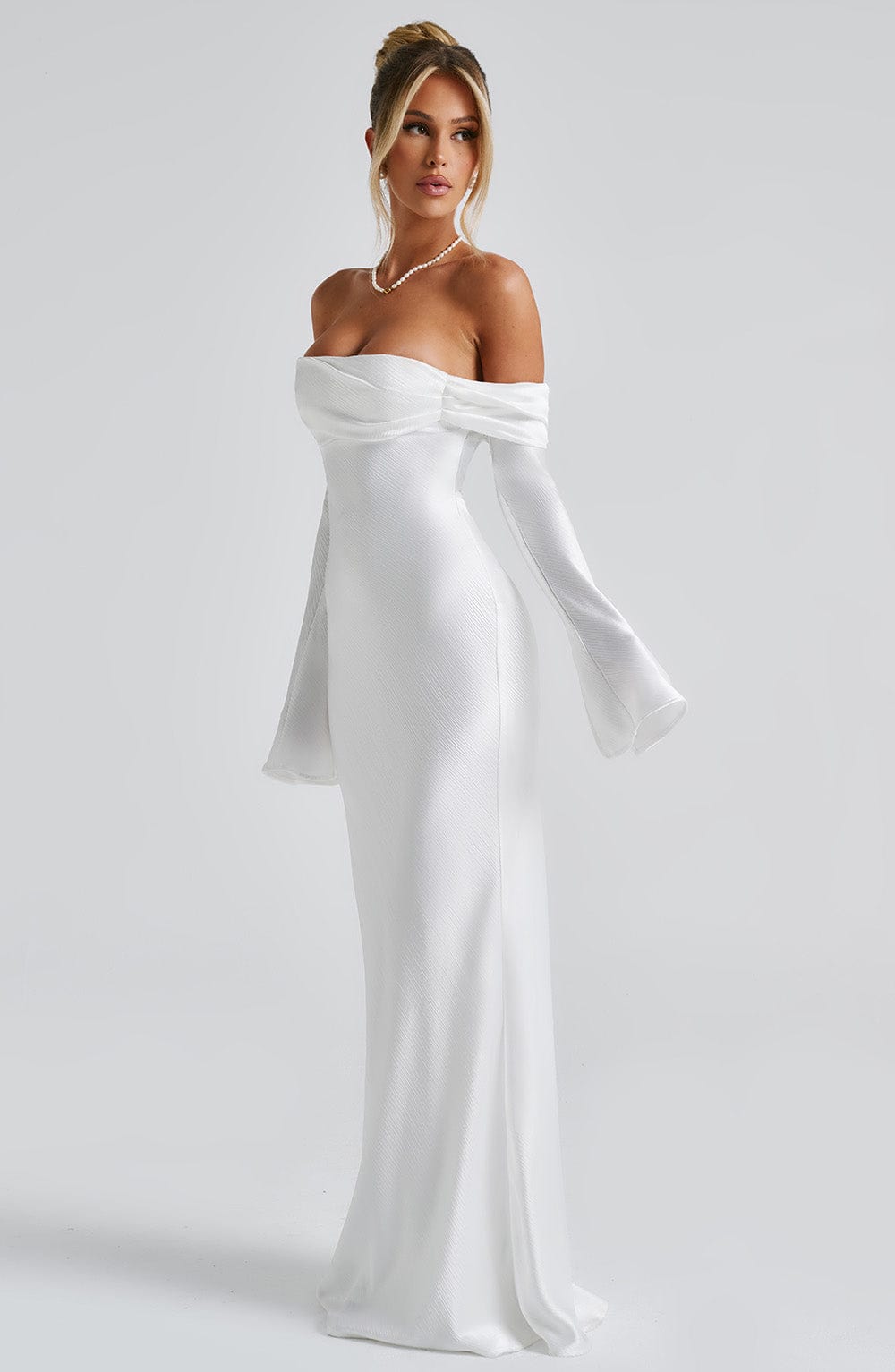 Selene Maxi Dress - Ivory - Napalia