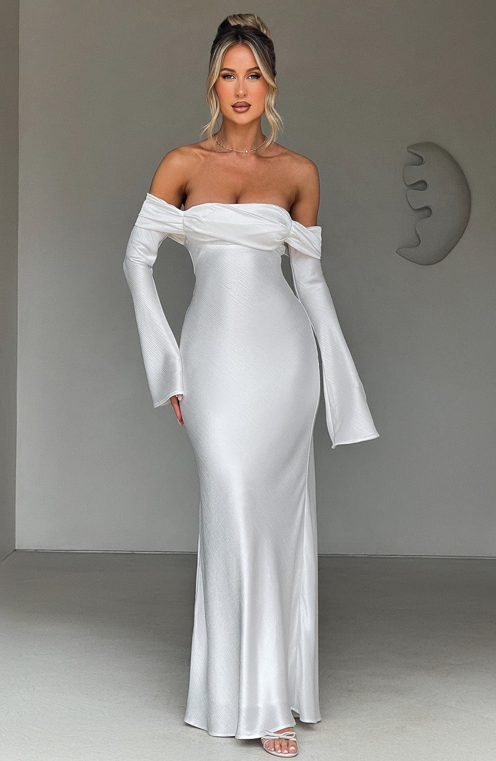 Selene Maxi Dress - Ivory - Napalia