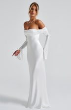 Selene Maxi Dress - Ivory - Napalia