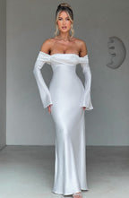 Selene Maxi Dress - Ivory - Napalia