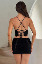 Selma Mini Skirt - Black - Napalia