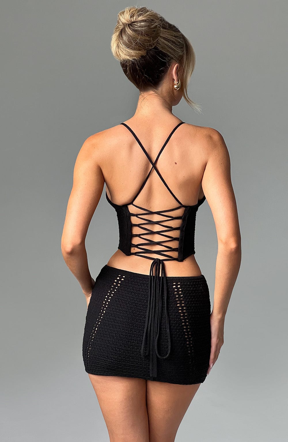 Selma Mini Skirt - Black - Napalia