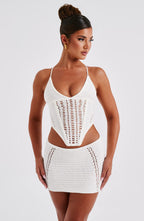 Selma Top - White - Napalia