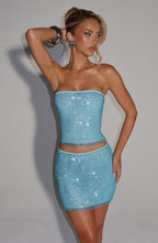 Serena Top - Aqua - Napalia