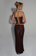 Serena Top - Plum Brown - Napalia