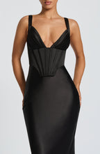Shae Maxi Dress - Black - Napalia