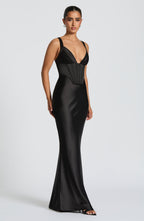 Shae Maxi Dress - Black - Napalia