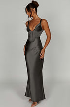 Shae Maxi Dress - Charcoal - Napalia