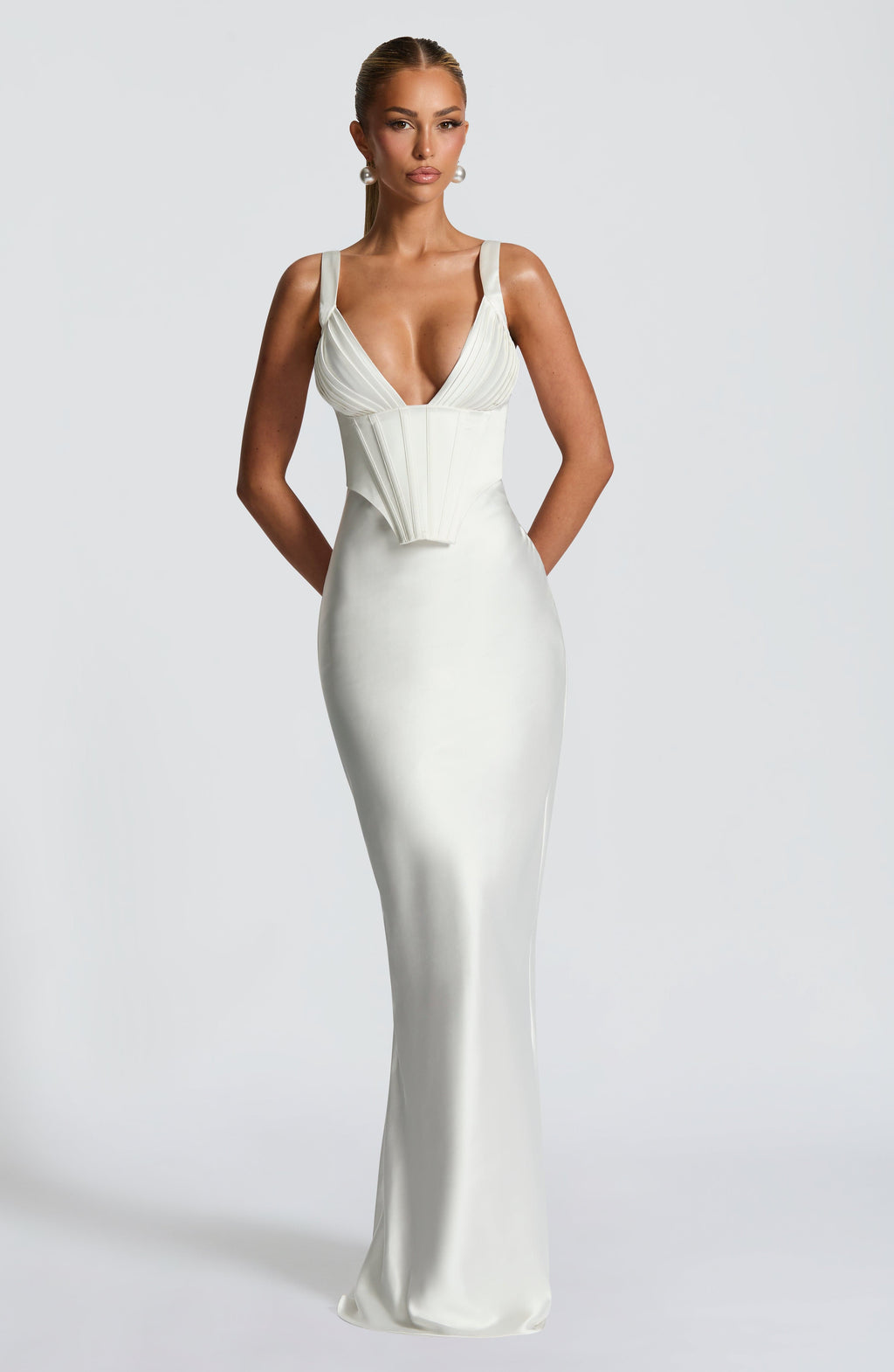 Shae Maxi Dress - Ivory - Napalia