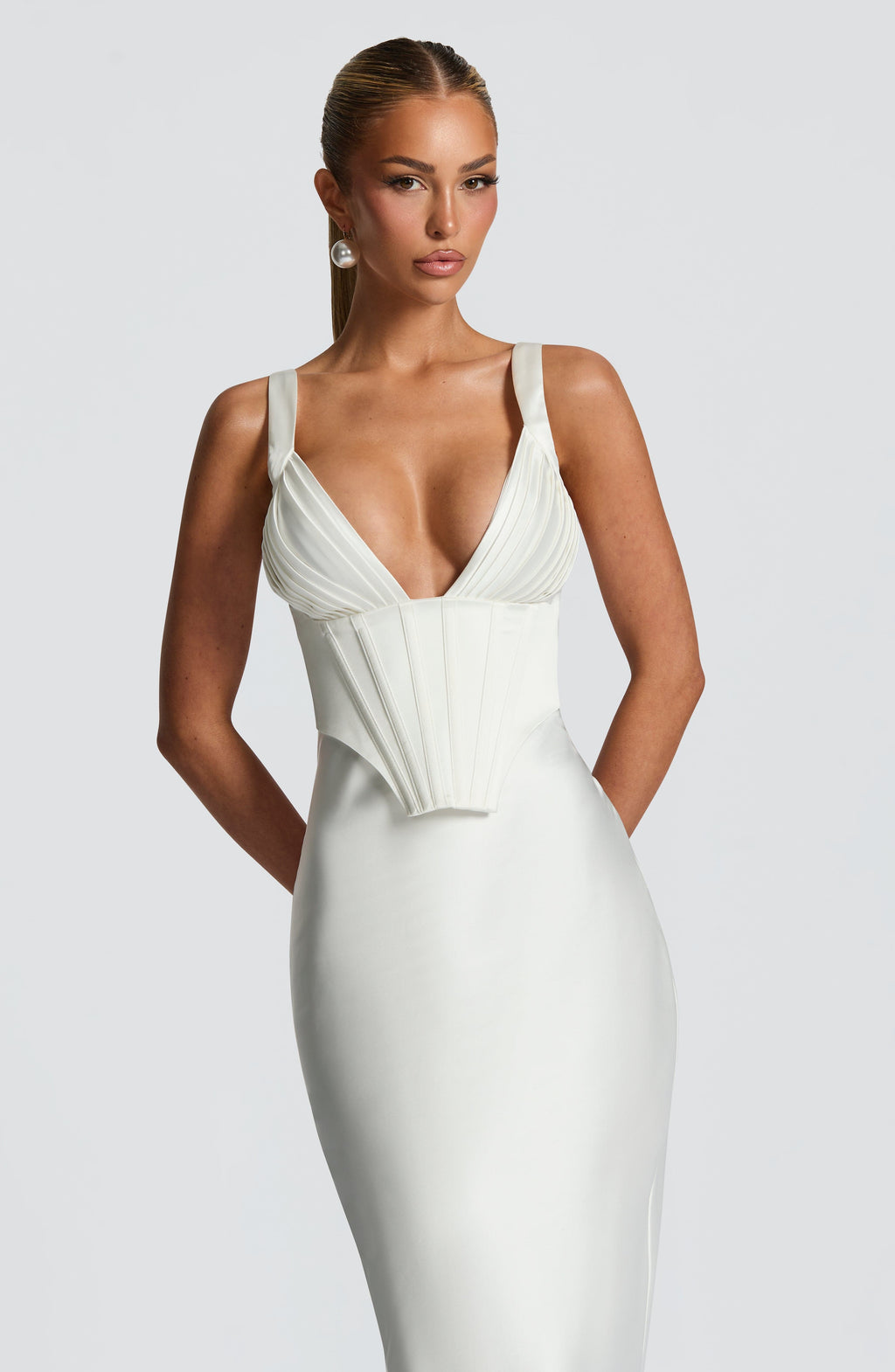 Shae Maxi Dress - Ivory - Napalia