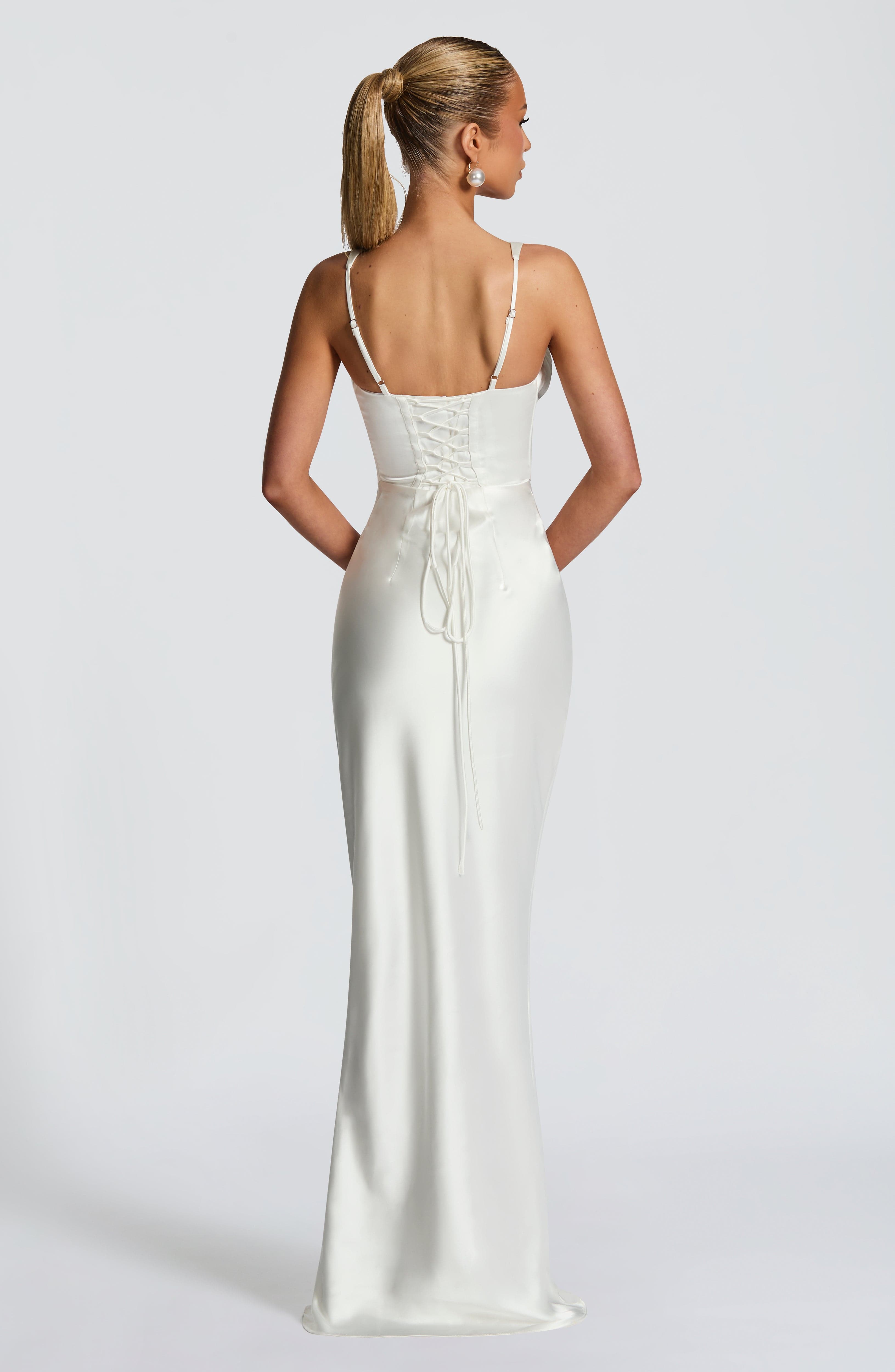 Shae Maxi Dress - Ivory - Napalia
