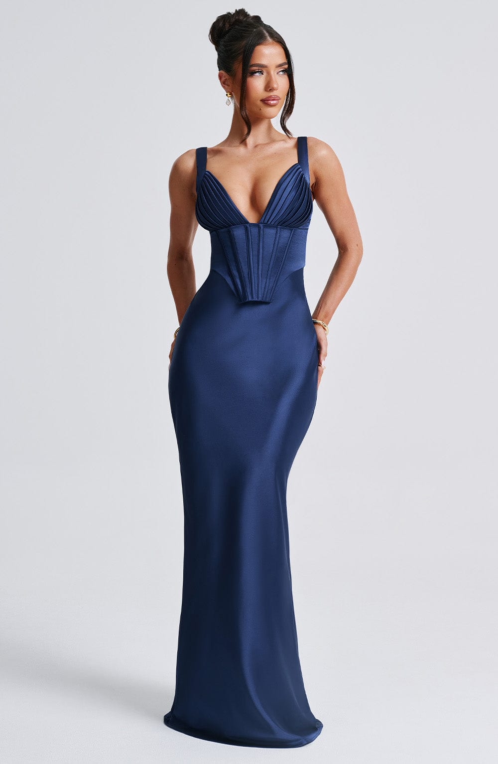 Shae Maxi Dress - Navy - Napalia