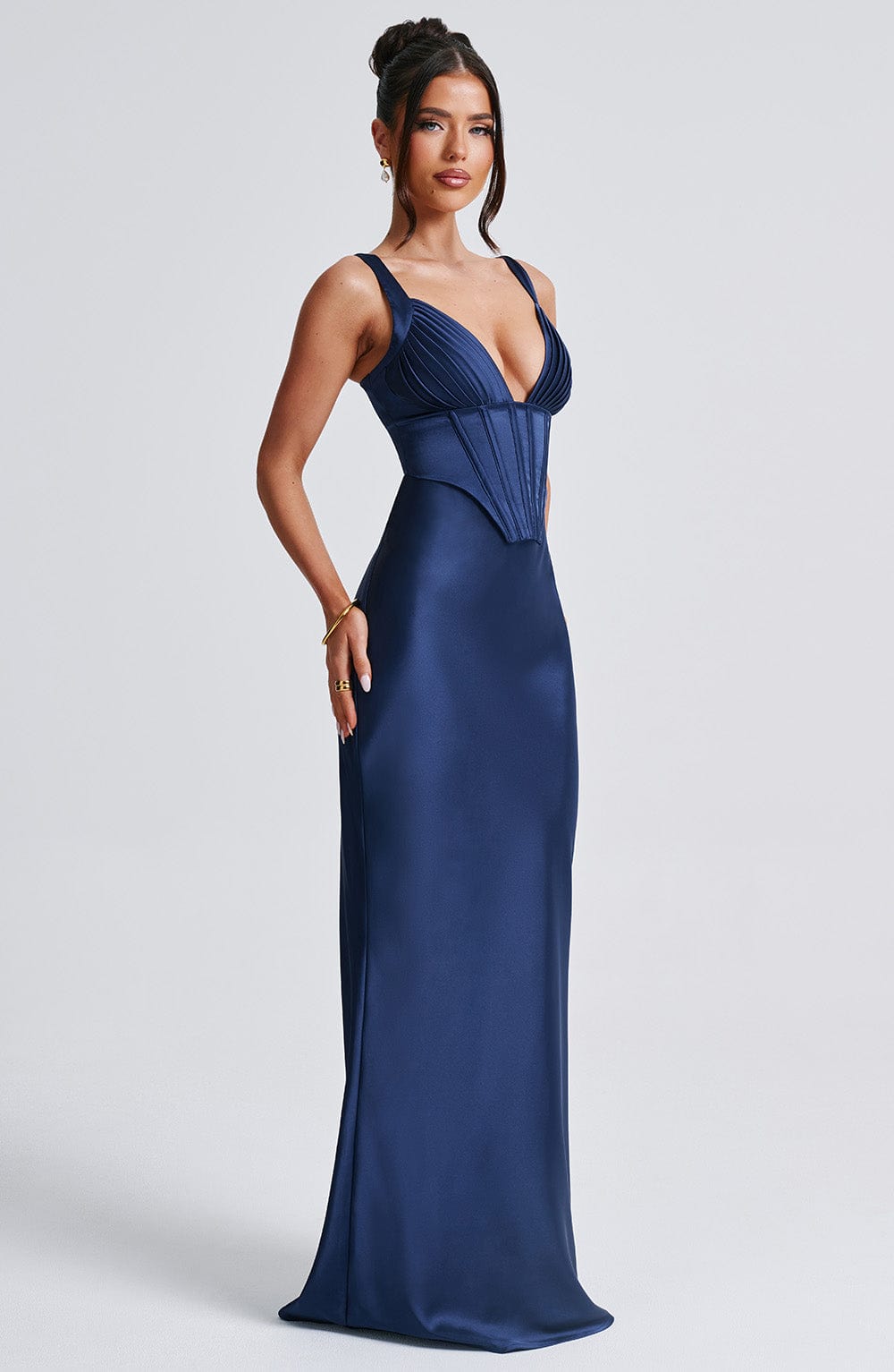 Shae Maxi Dress - Navy - Napalia