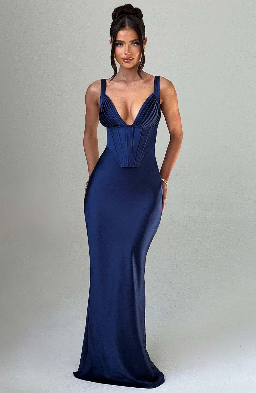 Shae Maxi Dress - Navy - Napalia