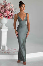 Shae Maxi Dress - Sage - Napalia