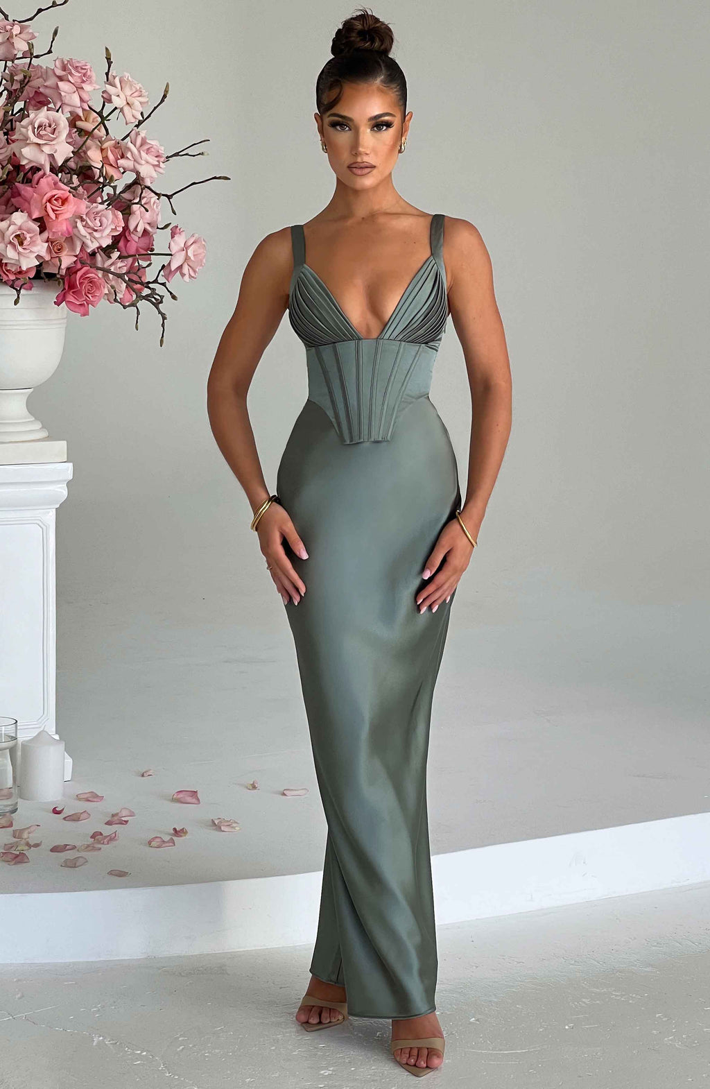 Shae Maxi Dress - Sage - Napalia