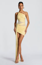 Shazia Mini Dress - Lemon - Napalia