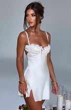 Sherise Mini Dress - Ivory - Napalia