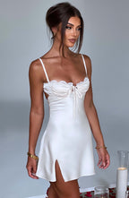 Sherise Mini Dress - Ivory - Napalia