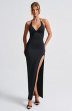 Siaira Maxi Dress - Black - Napalia