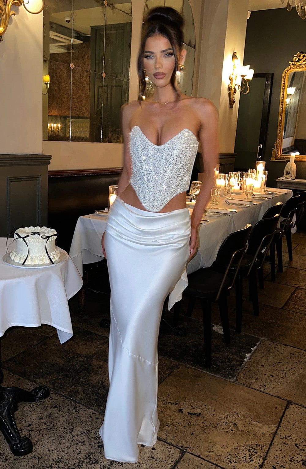 Sierra Corset - Ivory - Napalia