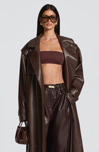 Simi Top - Plum Brown - Napalia