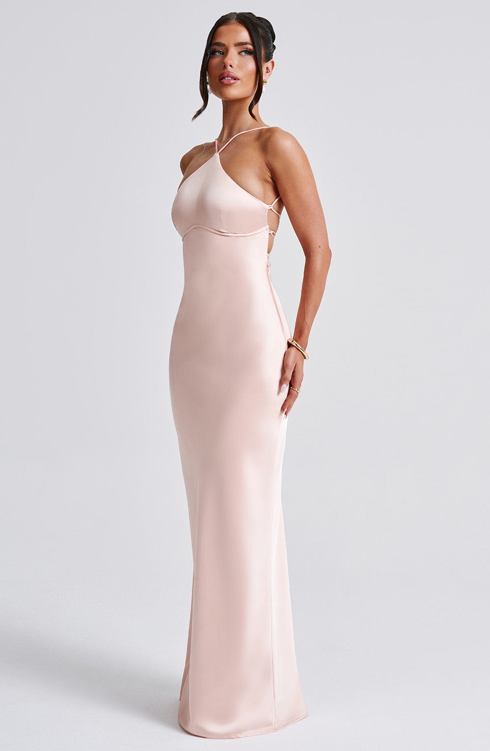 Sinead Maxi Dress - Peach - Napalia