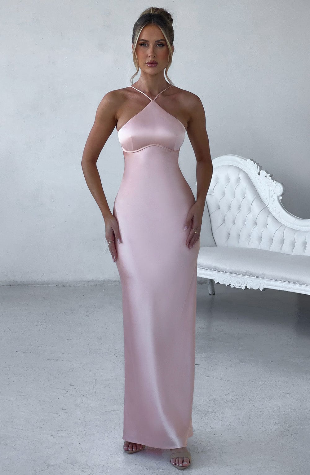 Sinead Maxi Dress - Peach - Napalia