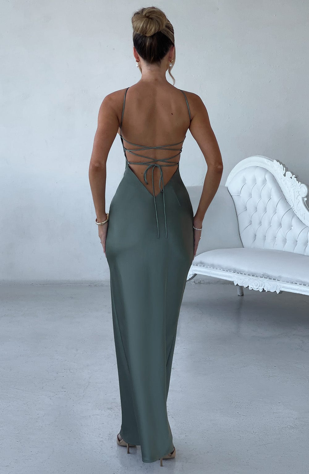 Sinead Maxi Dress - Sage - Napalia