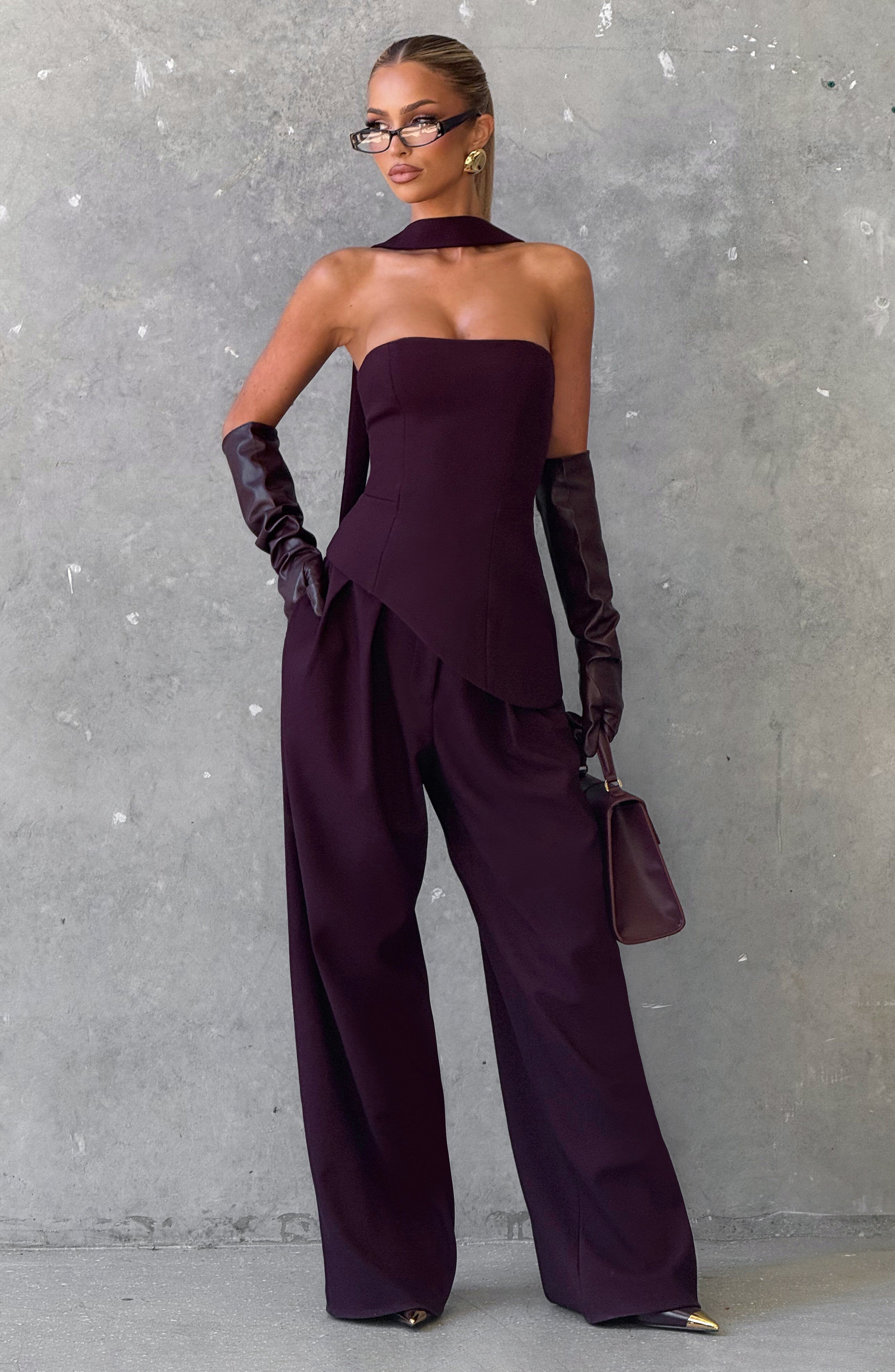 Sloan Top - Plum - Napalia
