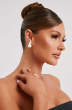 Small Fayth Earrings - Silver - Napalia