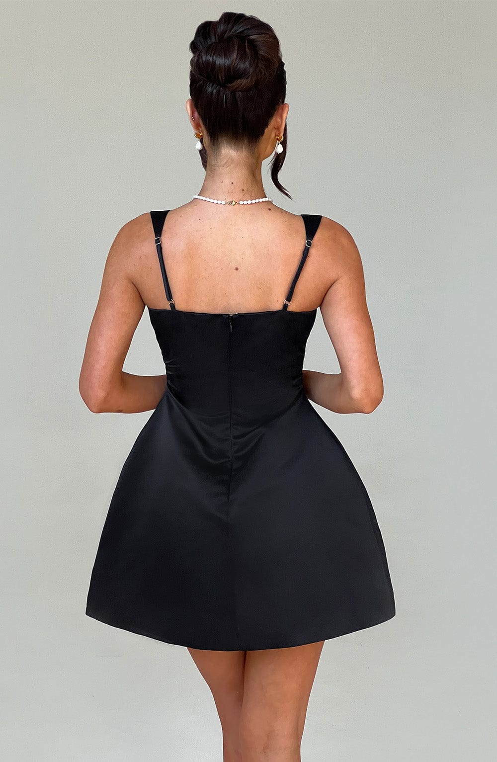 Sofie Mini Dress - Black - Napalia