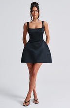 Sofie Mini Dress - Black - Napalia