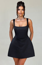 Sofie Mini Dress - Black - Napalia