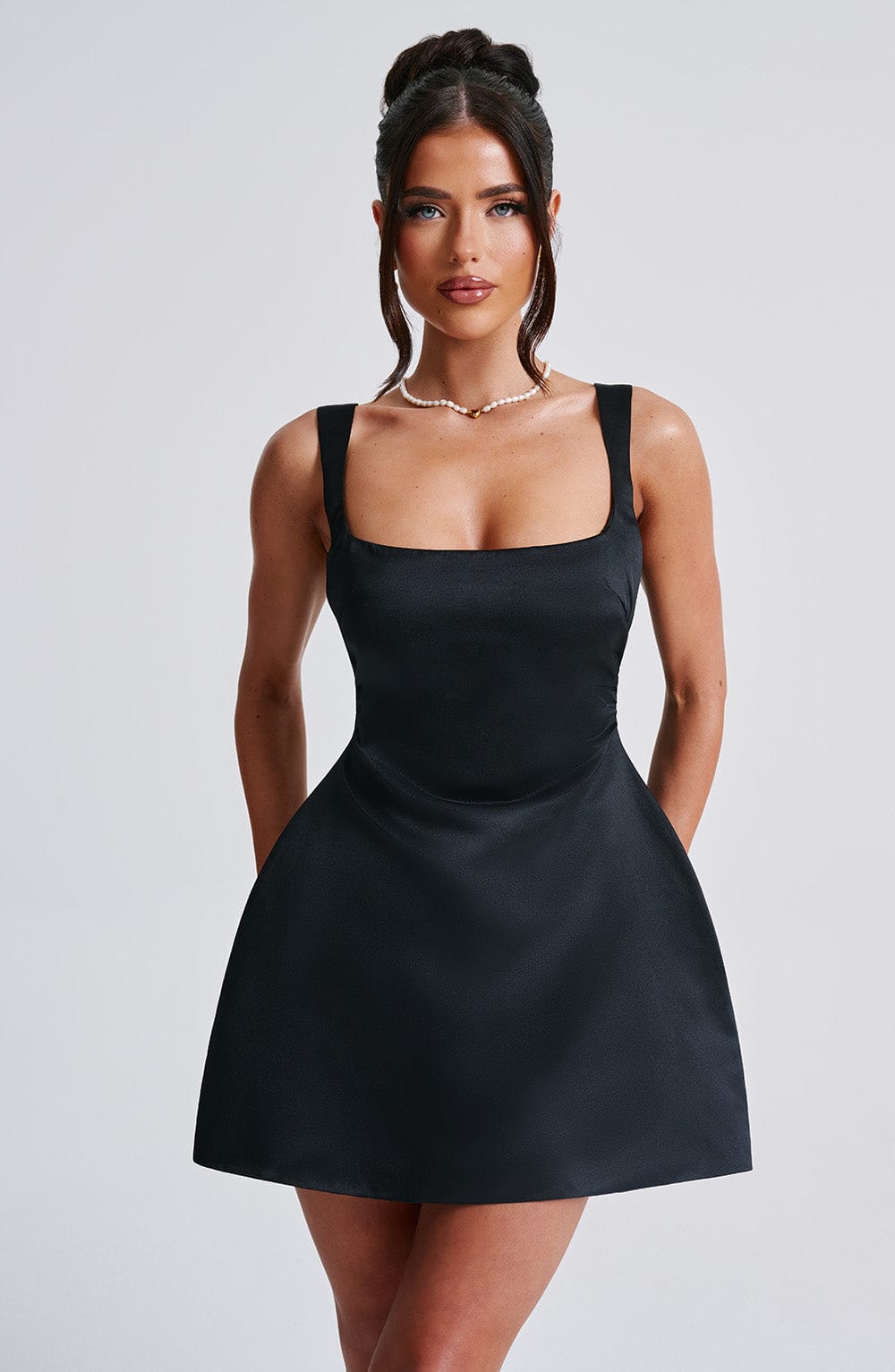 Sofie Mini Dress - Black - Napalia