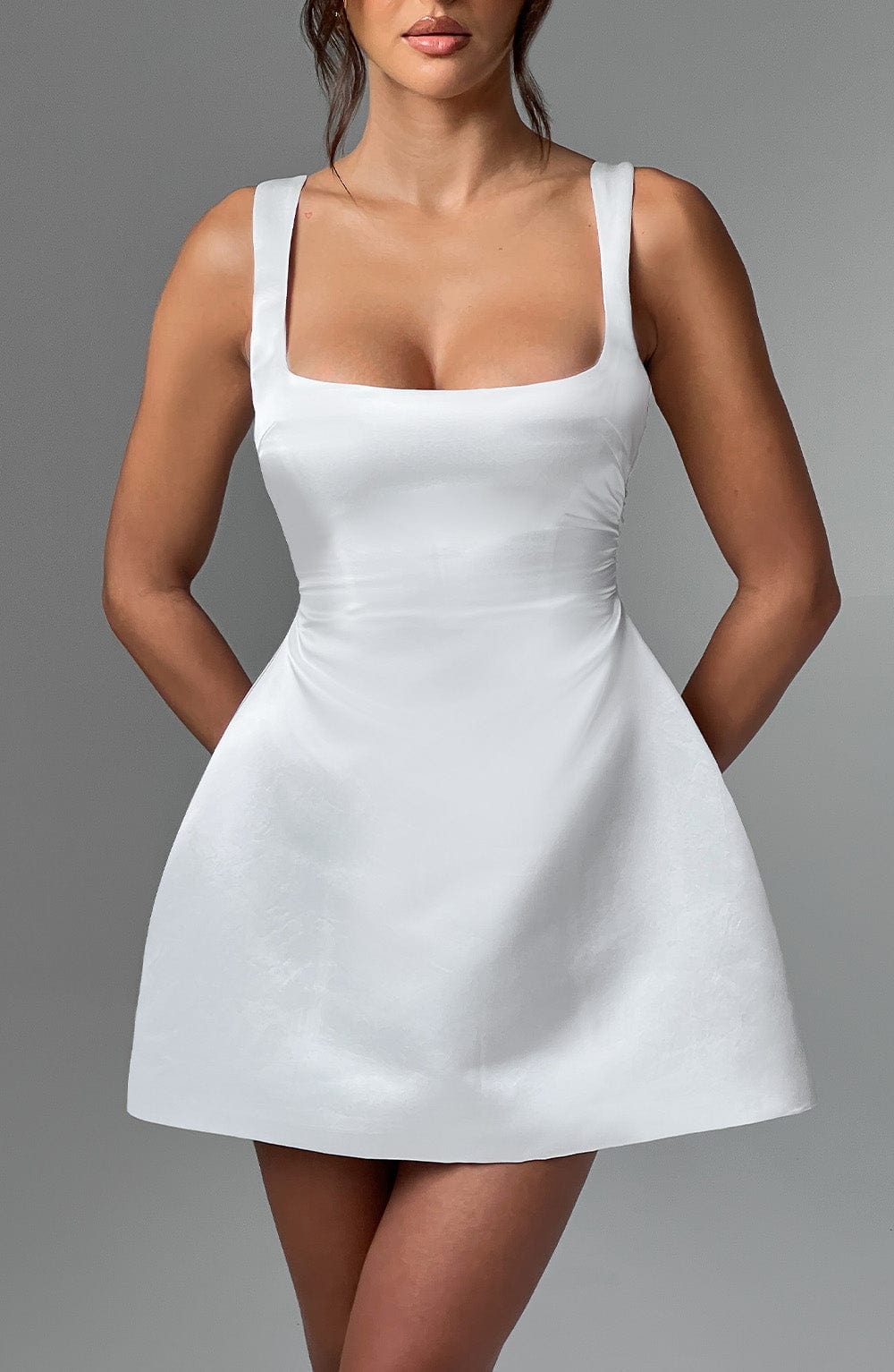 Sofie Mini Dress - Ivory - Napalia