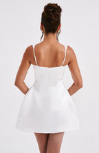 Sofie Mini Dress - Ivory - Napalia