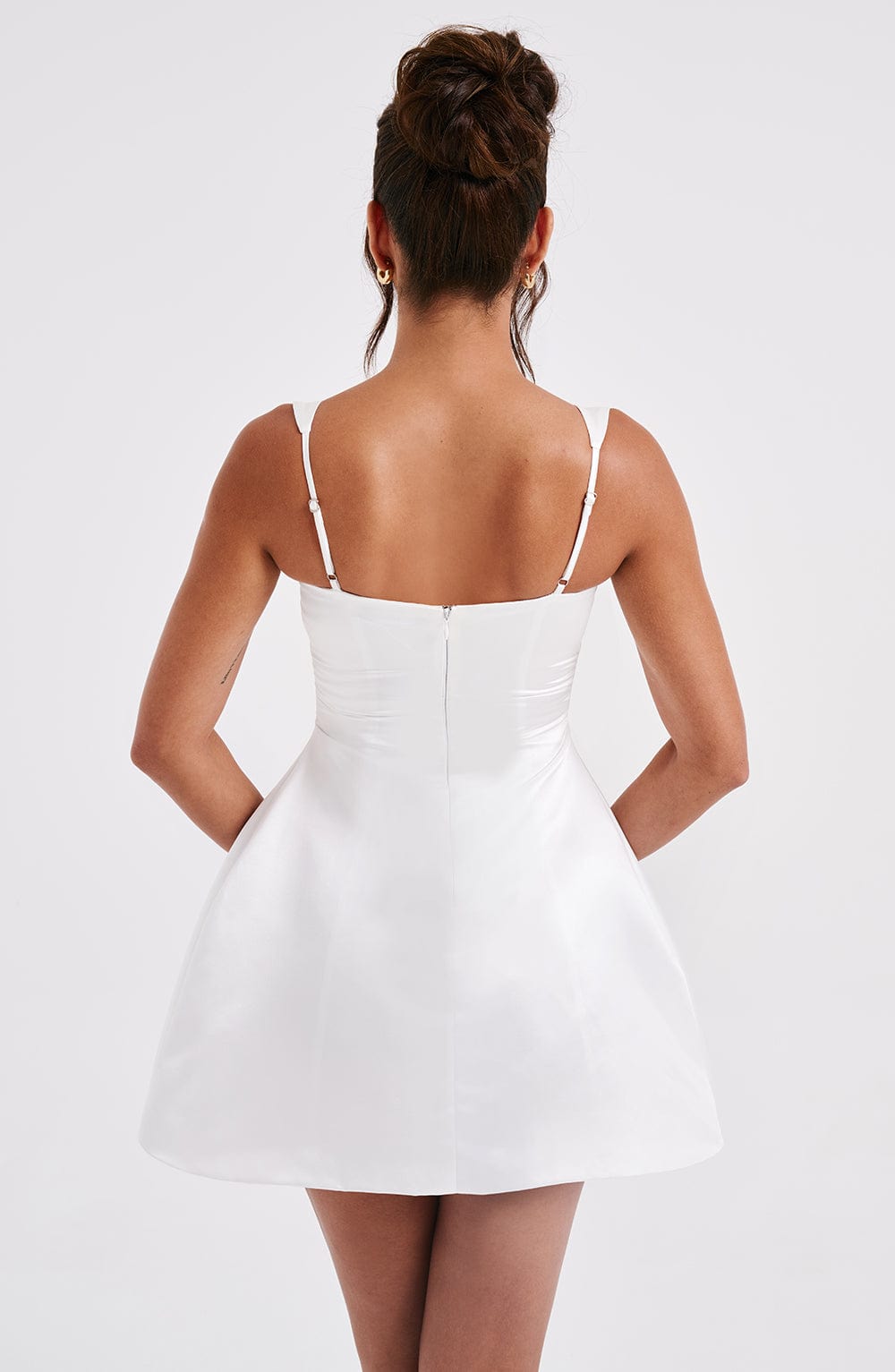 Sofie Mini Dress - Ivory - Napalia