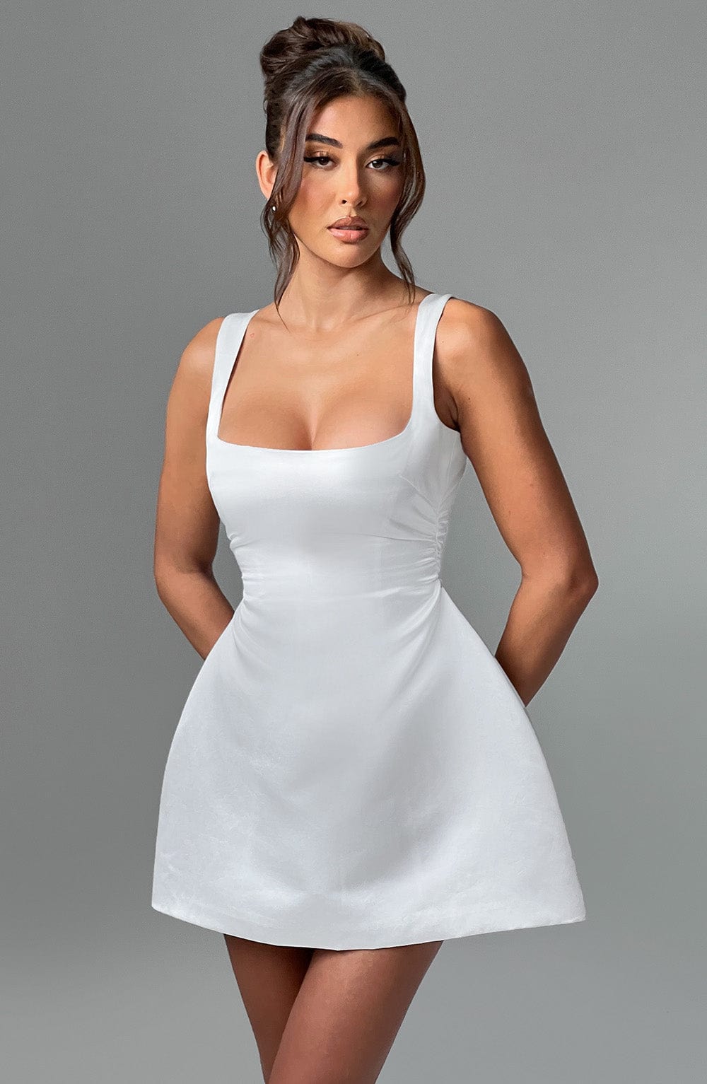 Sofie Mini Dress - Ivory - Napalia