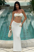 Sola Maxi Skirt - Ivory - Napalia